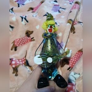 Murano Glass Clown Figurine